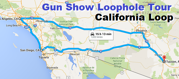 2016 Gunshow Loophole Tour - CA loop